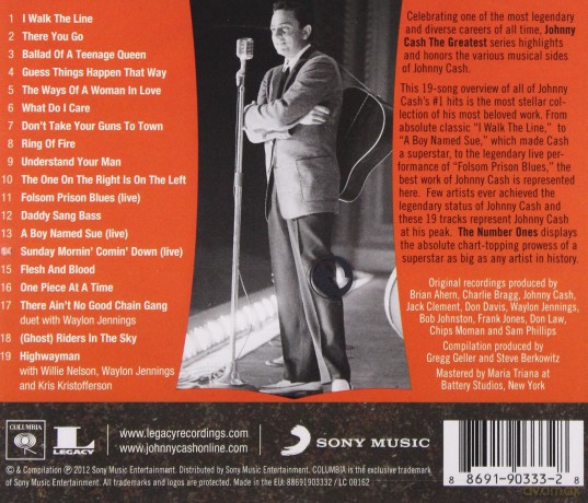 Johnny Cash: The Greatest: The Number Ones [CD]