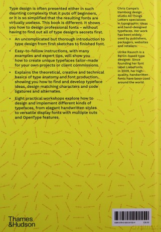 Designing Fonts: An Introduction to Professional Type Design - Chris Campe [KSIĄŻKA]