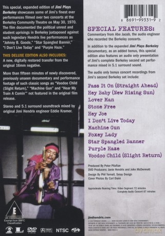 Jimi Hendrix: Jimi Plays Berkeley [DVD]