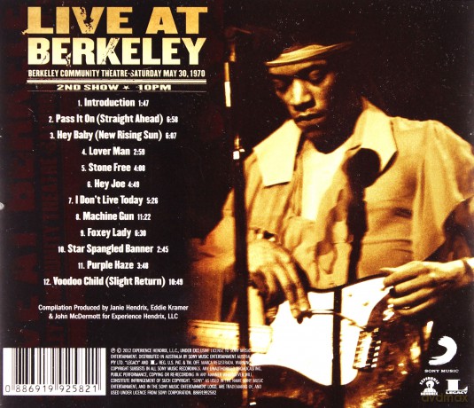Jimi Hendrix. The Experience: Live At Berkeley [CD]