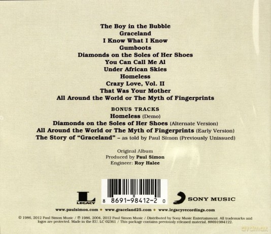 Paul Simon: Graceland 25th Anniversary Edition [CD]
