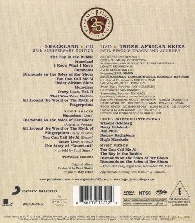 Paul Simon: Graceland 25th Anniversary Edition [CD]+[DVD]