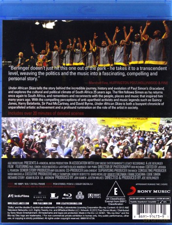 Paul Simon: Under African Skies (Graceland 25th Anniversary Film) [Blu-Ray]