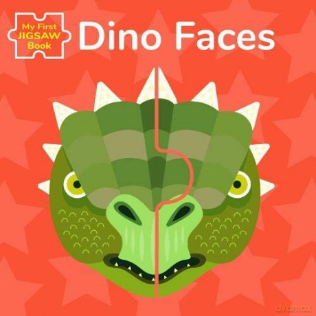 Dino Faces: My First Jigsaw Book - Agnese Baruzzi [KSIĄŻKA]