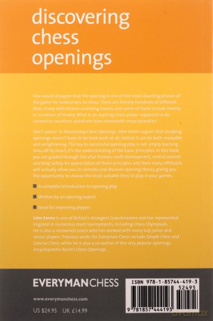 Discovering Chess Openings: Building Opening Skills from Basic Principles: Building a Repertoire from Basic Principles - John Emms [KSIĄŻKA]
