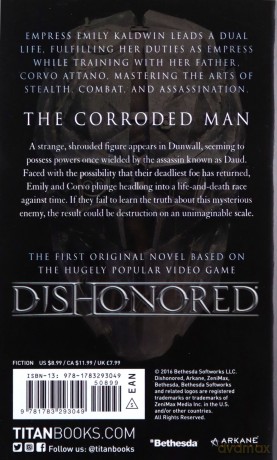 Dishonored - The Corroded Man (Video Game Saga) - Adam Christopher [KSIĄŻKA]