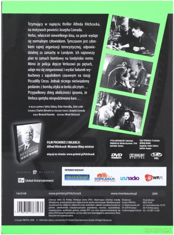 Sabotaż Wydanie Specjalne (1936) (digipack) [DVD]