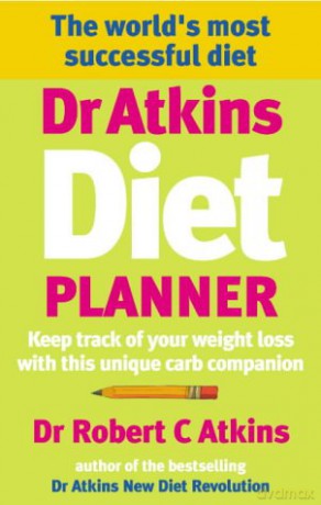 Dr Atkins Diet Planner: Keep track of your weight loss with this unique carb compani on - Robert C Atkins [KSIĄŻKA]