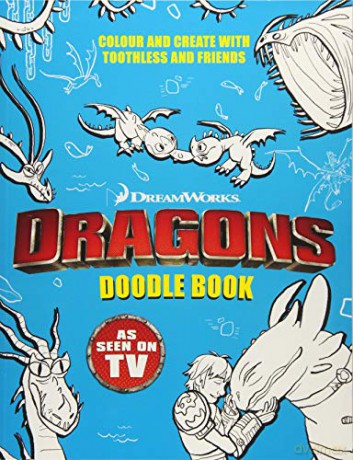 Dragons: Doodle Book [KSIĄŻKA]