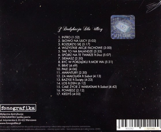 Firma: Z dedykacją dla ulicy (reedycja) [CD]