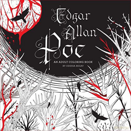 Edgar Allan Poe: An Adult Coloring Book (Colouring Books) - Odessa Begay [KSIĄŻKA]