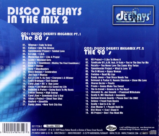 Disco Deejays In The Mix 2 [2CD]