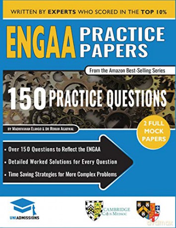ENGAA Practice Papers: 2 Full Mock Papers, 150 Questions in the style of the ENGAA, Detailed Worked Solutions for Every Question, Engineering Admissions Assessment, UniAdmissions - Madhivanan Elango [KSIĄŻKA]