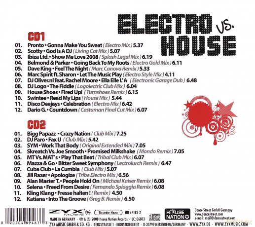 Electro Vs. House [2CD]