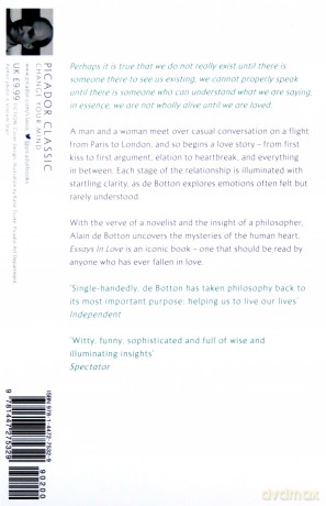 Essays In Love: Alain de Botton - Alain de Botton [KSIĄŻKA]