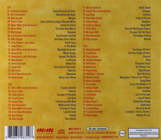 Biggest Instrumental Hits Of The 50s [3CD]