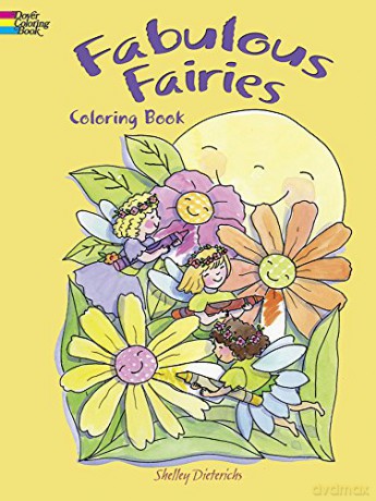 Fabulous Fairies Coloring Book (Dover Coloring Books) - Shelley Dieterichs [KSIĄŻKA]