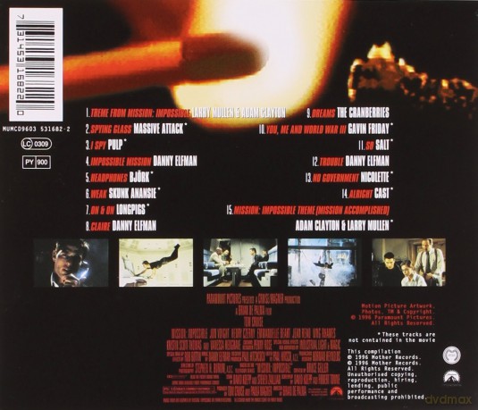 Mission: Impossible soundtrack [CD]
