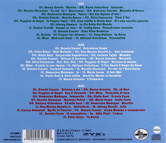 Best Italian Hits (50 Hits from the 50s & 60s) [3CD]