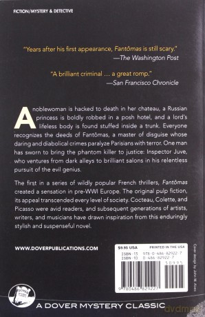 Fantômas (Dover Mystery Classics) - Marcel Allain [KSIĄŻKA]
