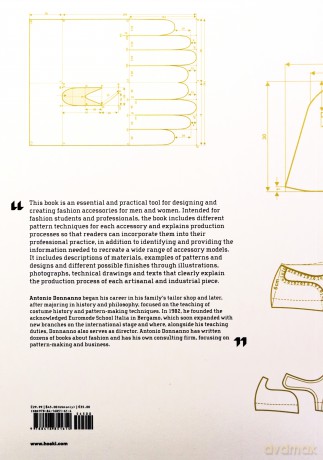 Fashion Patternmaking Techniques for Accessories: Shoes, Bags, Hats, Gloves, Ties, Buttons and Dog Clothing - Antonio Donnanno [KSIĄŻKA]