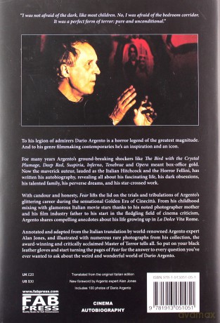 Fear: The Autobiography Of Dario Argento - Dario Argento [KSIĄŻKA]