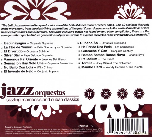 Jazz Orquestas-Sizzling Mambo' [CD]