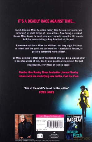 Find You First: From the international bestselling author of books like Elevator Pitch comes the most gripping crime thriller of 2021 - Linwood Barclay [KSIĄŻKA]