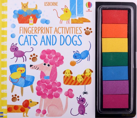 Fingerprint Activities Cats and Dogs: 1 - Fiona Watt [KSIĄŻKA]