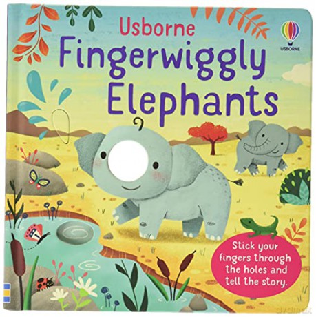 Fingerwiggly Elephants (Fingerwiggles) - Felicity Brooks [KSIĄŻKA]