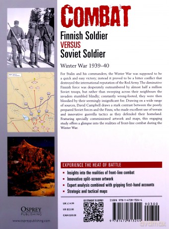 Finnish Soldier vs Soviet Soldier: Winter War 1939-40 (Combat) - David Campbell [KSIĄŻKA]