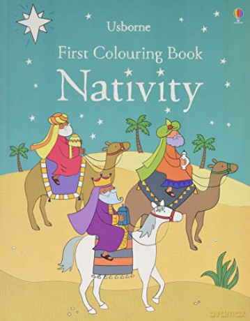 First Colouring Book Nativity (First Colouring Books): 1 - Felicity Brooks [KSIĄŻKA]