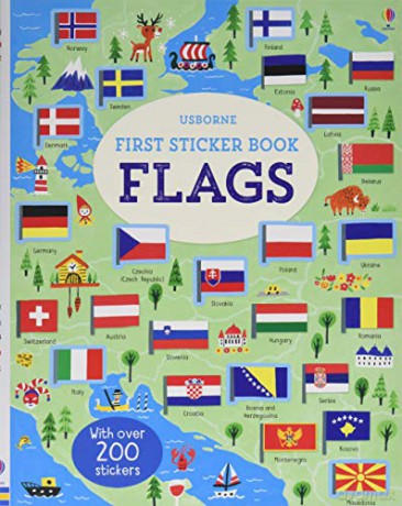 First Sticker Book Flags (First Sticker Books) (First Sticker Books series) - Holly Bathie [KSIĄŻKA]