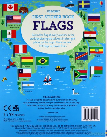 First Sticker Book Flags (First Sticker Books) (First Sticker Books series) - Holly Bathie [KSIĄŻKA]