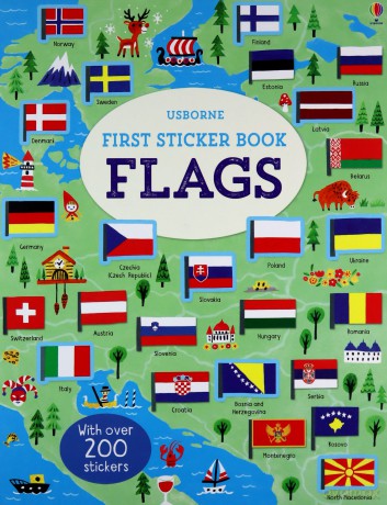 First Sticker Book Flags (First Sticker Books) (First Sticker Books series) - Holly Bathie [KSIĄŻKA]