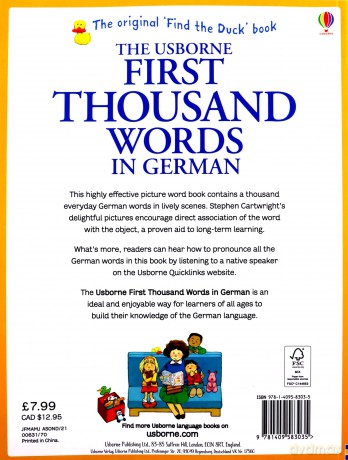First Thousand Words in German: 1 - Heather Amery [KSIĄŻKA]