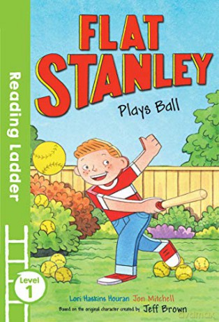 Flat Stanley Plays Ball: 1 (Reading Ladder Level 1) - Jeff Brown [KSIĄŻKA]