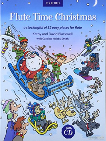 Flute Time Christmas + CD: A stockingful of 32 easy pieces - Kathy Blackwell [KSIĄŻKA]
