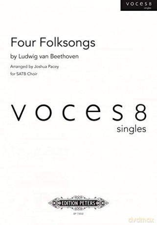 Four Folksongs (Mixed Voice Choir) (VOCES8 singles series) - Ludwig van Beethoven [KSIĄŻKA]