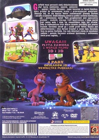 Garfield: Koty górą 3D [DVD]