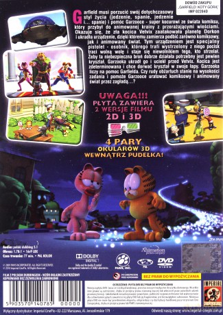 Garfield: Koty górą 3D [DVD]