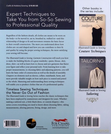 Garment Construction (Illustrated Guide to Sewing): A Complete Course on Making Clothing for Fit and Fashion - Edited by Peg Couch [KSIĄŻKA]