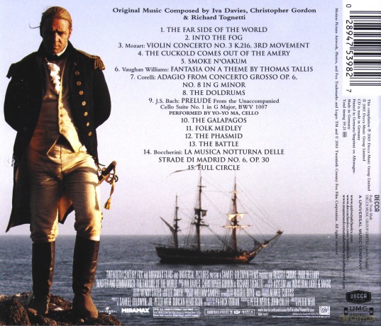 The Far Side of the World soundtrack (Pan i Władca Na Krańcu Świata) (Master and Commander) [CD]