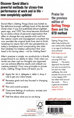 Getting Things Done: The Art of Stress-free Productivity - David Allen [KSIĄŻKA]