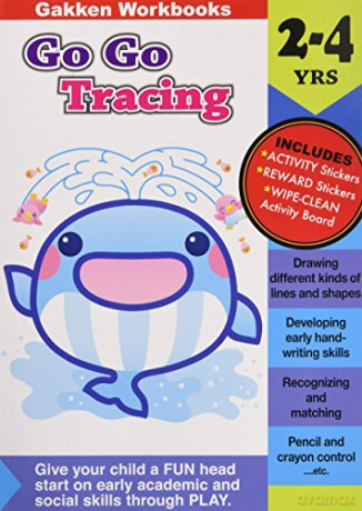 Go Go Tracing 2-4 (Gakkenworkbooks) [KSIĄŻKA]