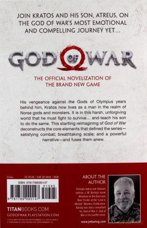 God of War - The Official Novelization - J.M. Barlog [KSIĄŻKA]