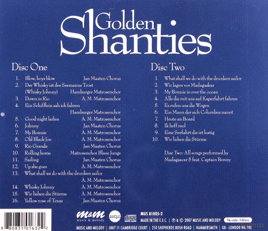 W.o. Golden Shanties [2CD]