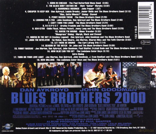 Blues Brothers 2000 soundtrack [CD]