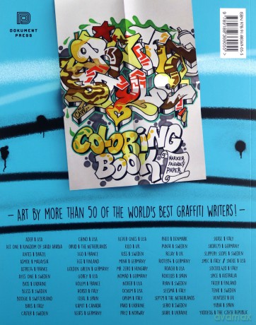 Graffiti Style Coloring Book (Colouring Books) - Bjorn Almqvist [KSIĄŻKA]
