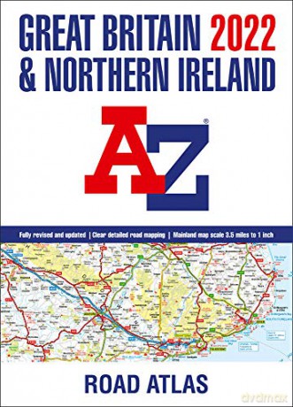 Great Britain A-Z Road Atlas 2022 (A3 Paperback) - A-Z maps [KSIĄŻKA]